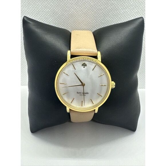 Kate Spade New York Metro 0073 Women\'s Beige Leather Analog Dial Watch JNA461 main image 11